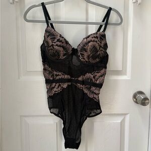 Frederick's of Hollywood Black Lace Lingerie